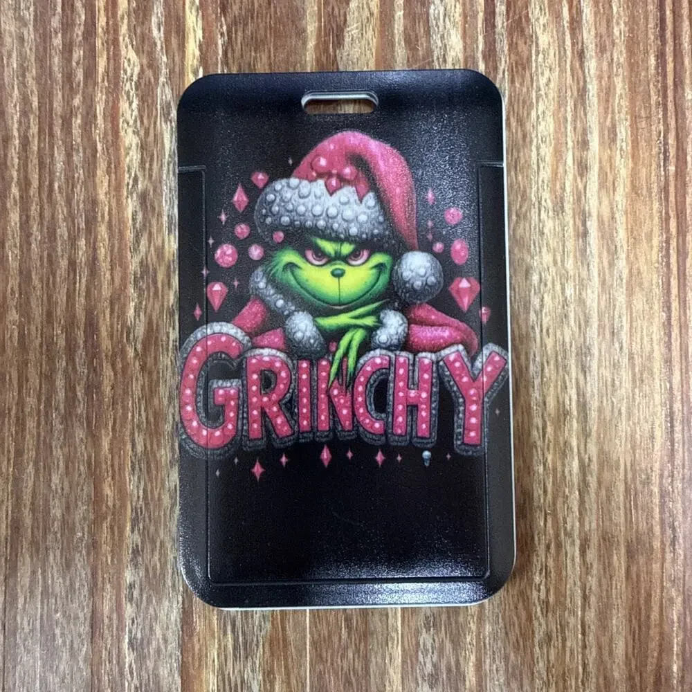 Grinchy Badge ID Holder